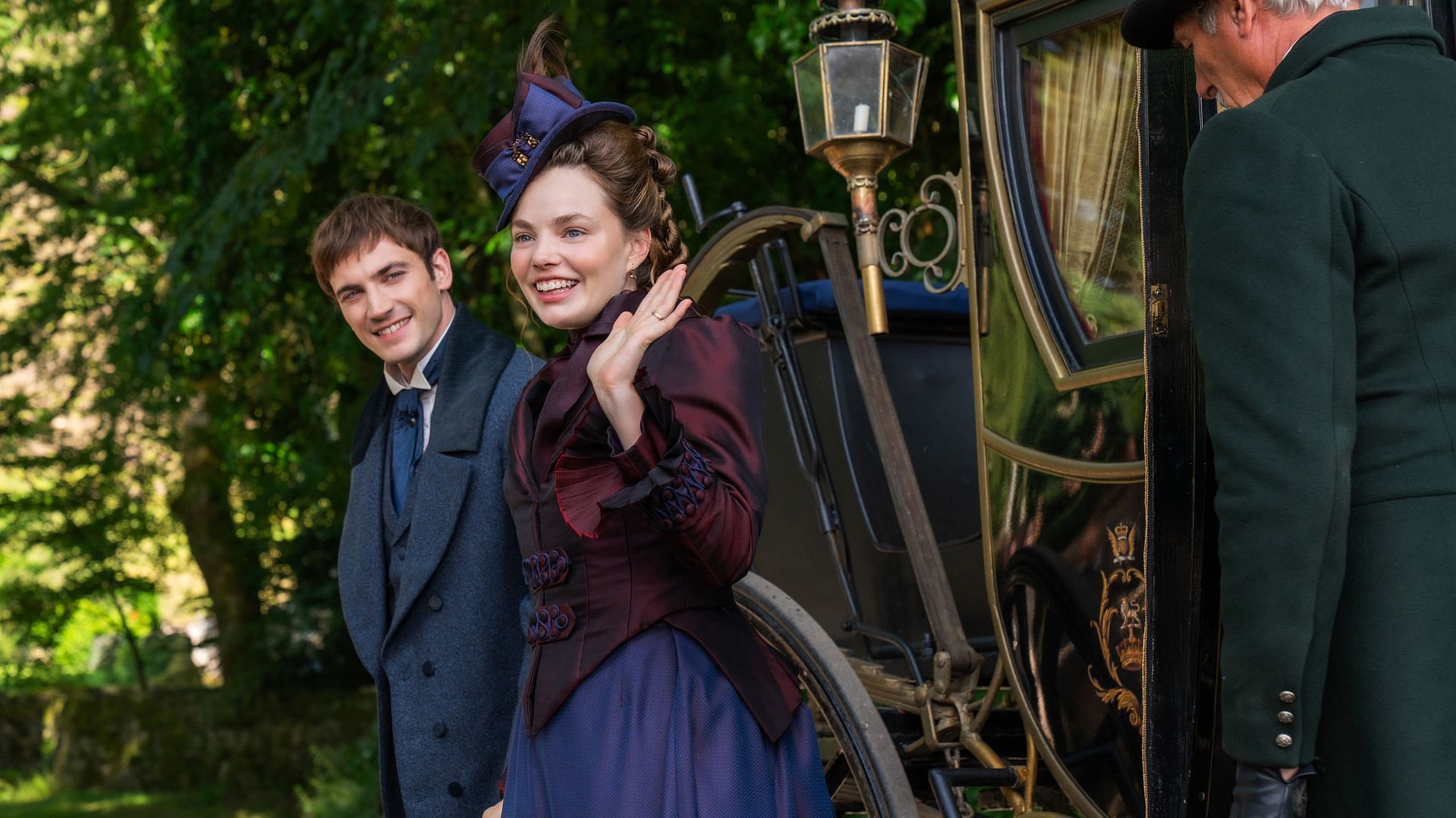 Nan and Theo in The Buccaneers season 2 episode 2 (Image via Apple TV+)
